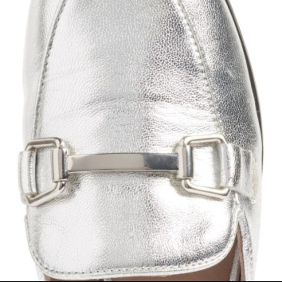 TOPSHOP Kylie Slip on Loafer Silver 7.5HP - Picture 5 of 7